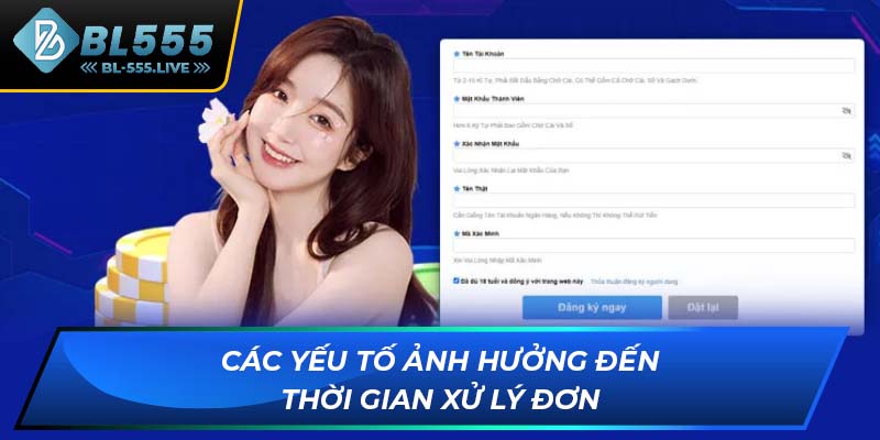 Các yếu tố ảnh hưởng đến thời gian xử lý đơn
